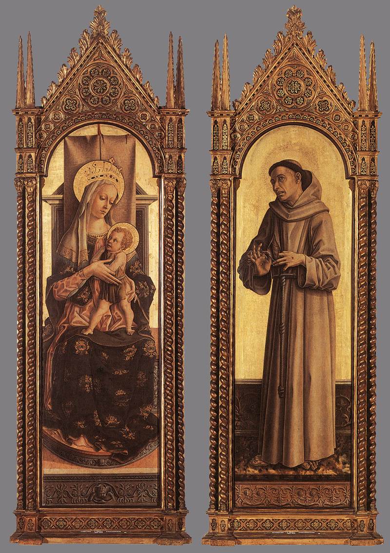 Madonna and Child, St Francis of Assisi