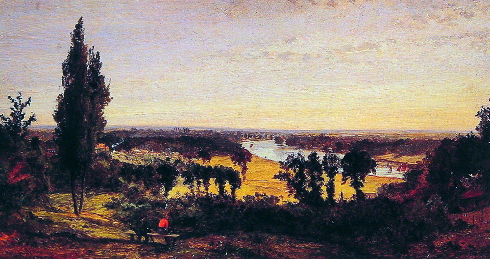 Richmond Hill and the Thames, London
