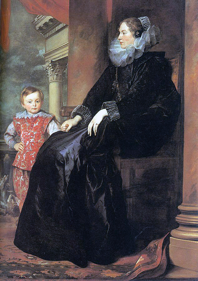 Genoese Noblewoman with her Son