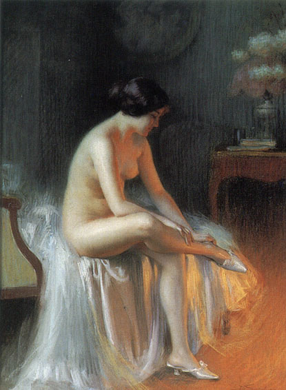 Nude by Firelight