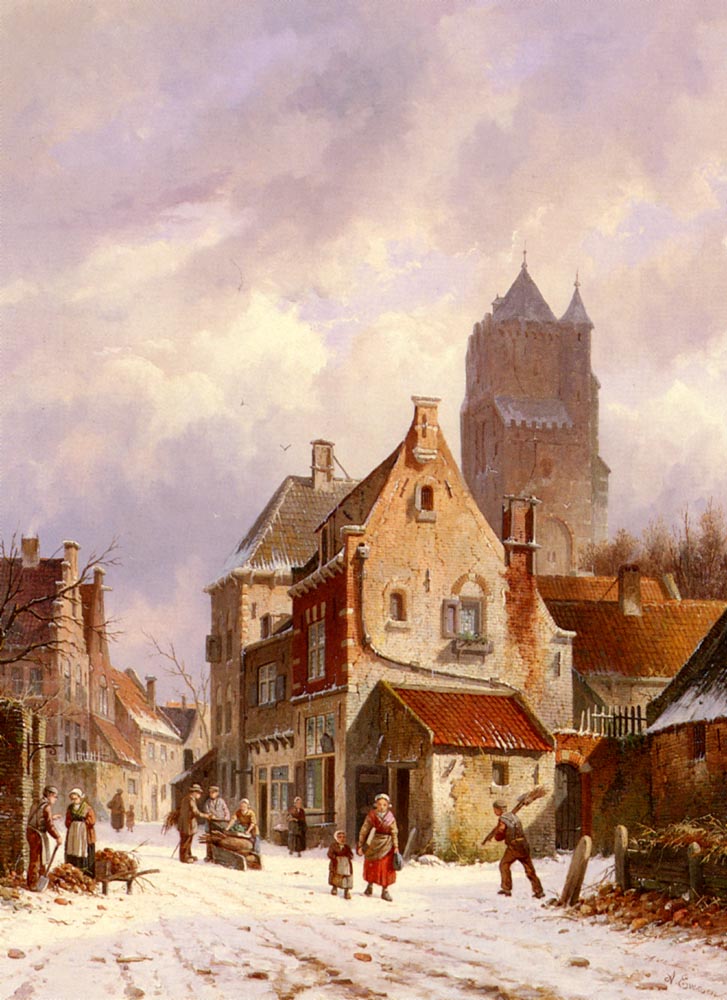 A Winter Street Scene