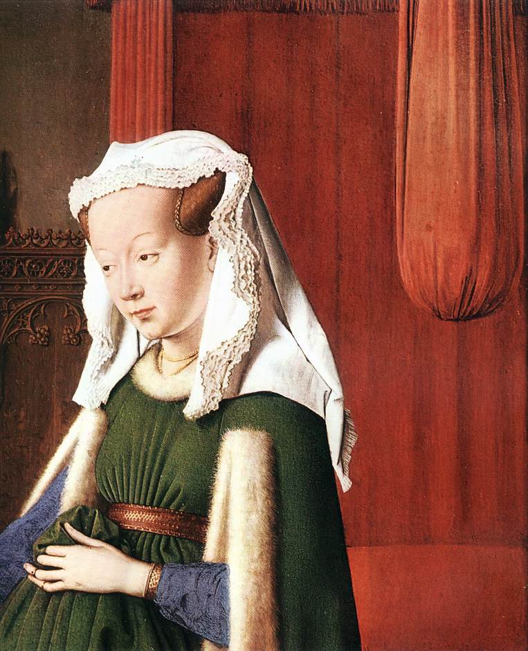 Portrait of Giovanni Arnolfini and his Wife (detail) 2