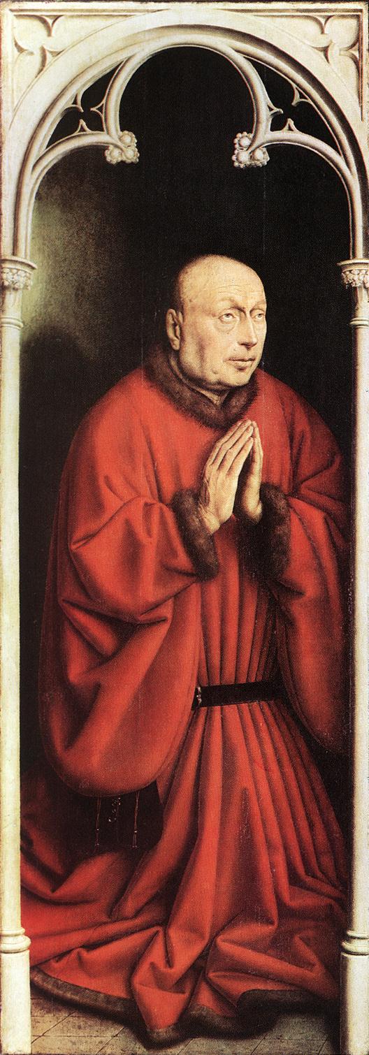 The Ghent Altarpiece - The Donor