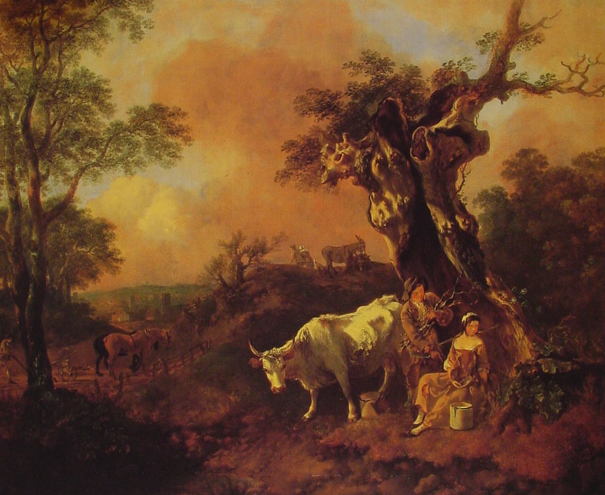 Landscape with a Woodcutter and Milkmaid