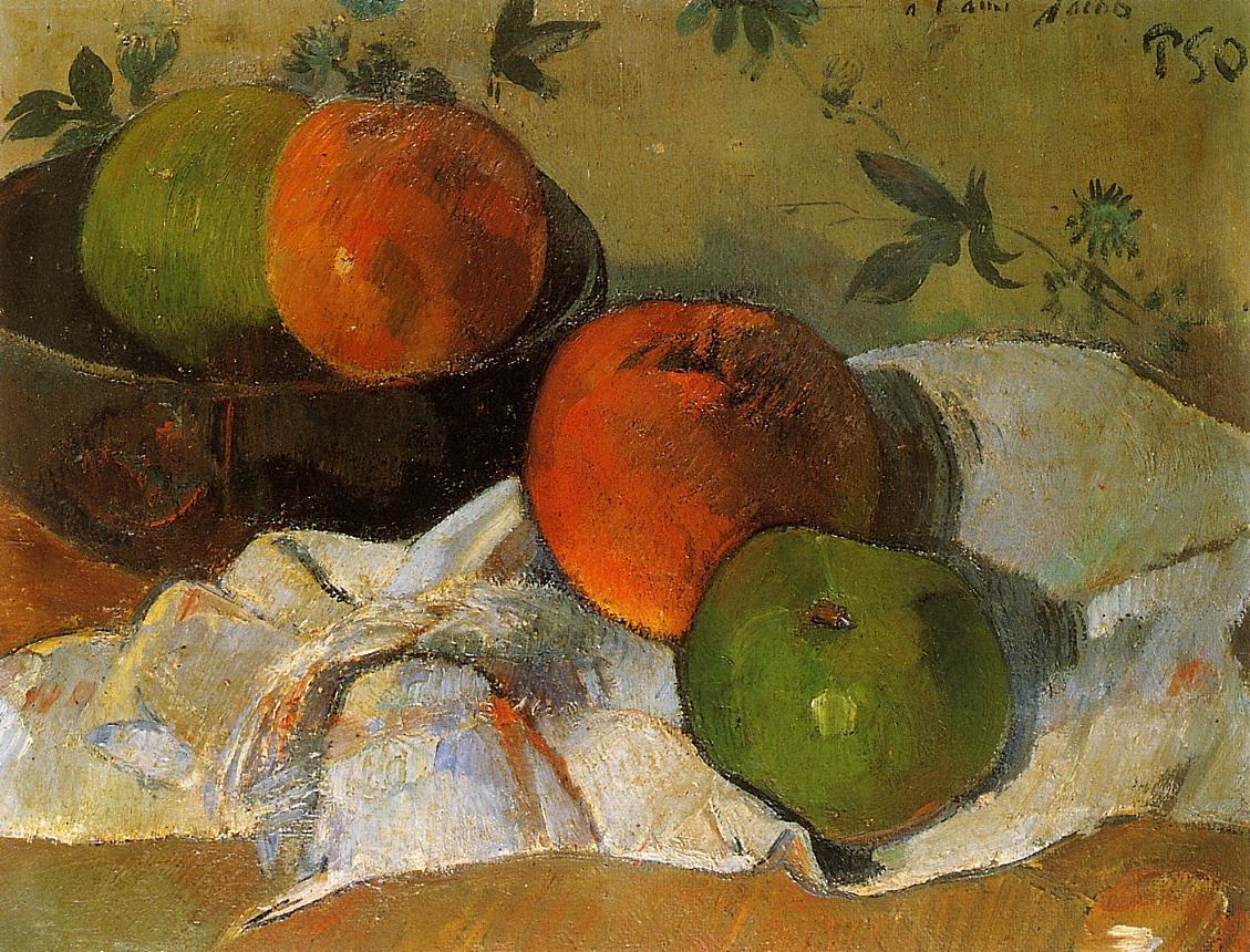 Apples and Bowl