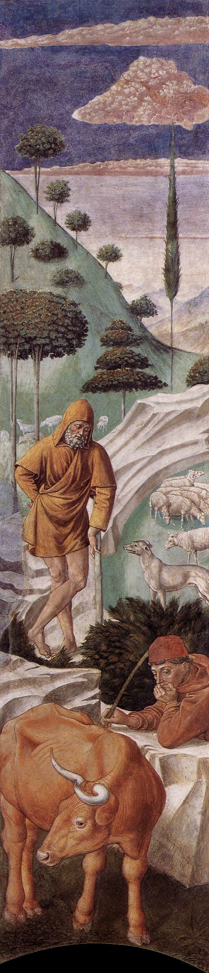 The Vigil of the Shepherds (left wall of the apse)