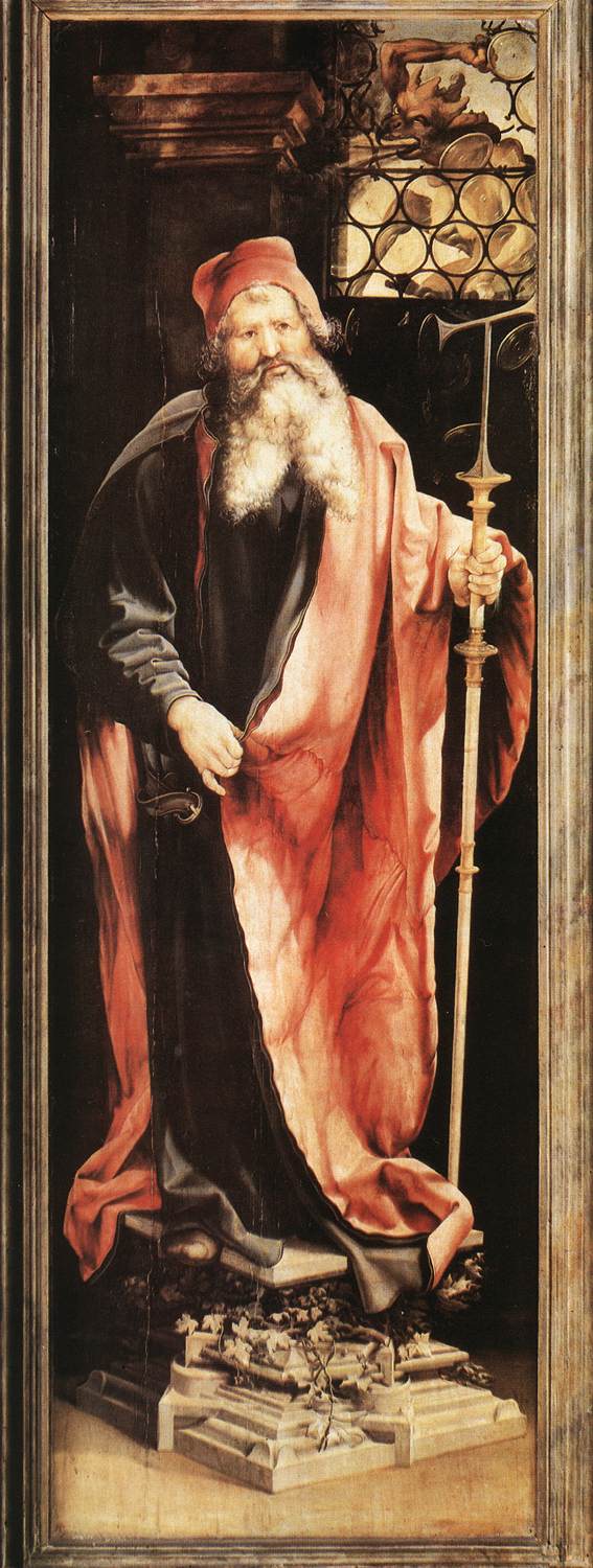 Isenheim Altarpiece - St Antony the Hermit