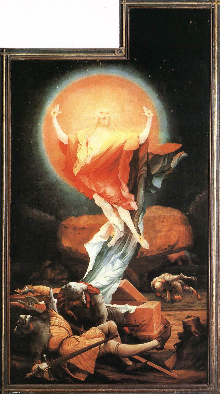 Isenheim Altarpiece (second view) - The Resurrection