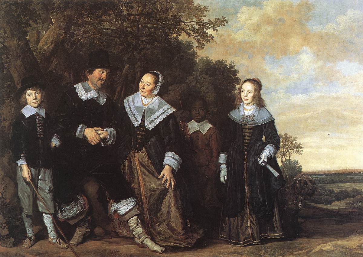 Family Group in a Landscape 1