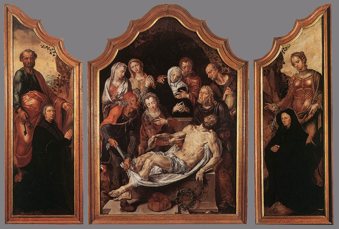 Triptych of the Entombment