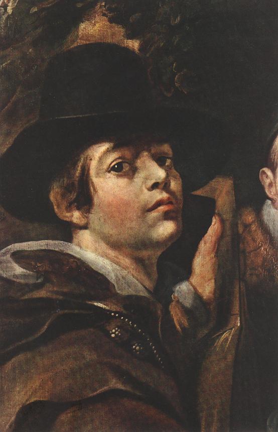 Self-portrait among Parents, Brothers and Sisters (detail)