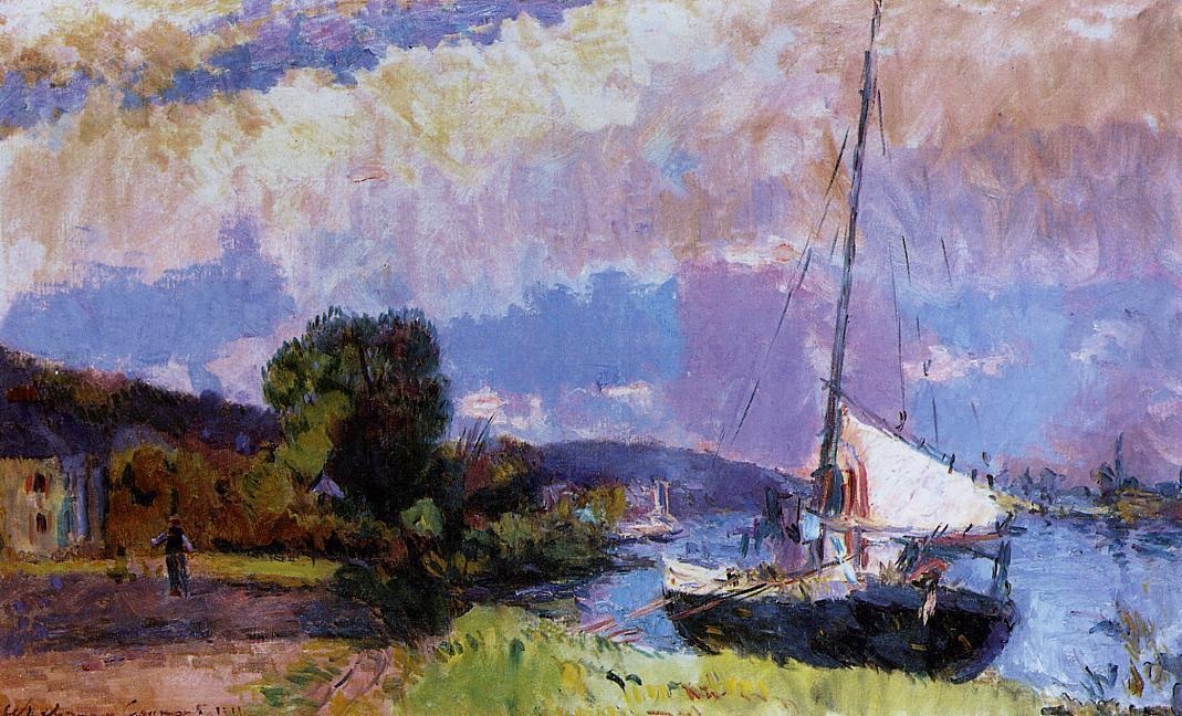 The Banks of the Seine - Caumont in Summer