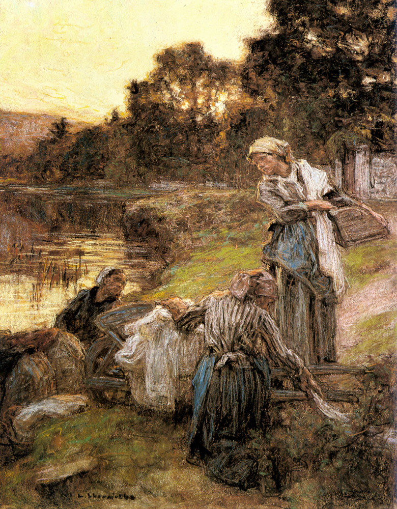 Washerwomen by the Banks of the Marne 3