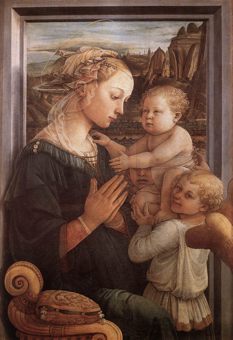 Madonna with the Child and two Angels