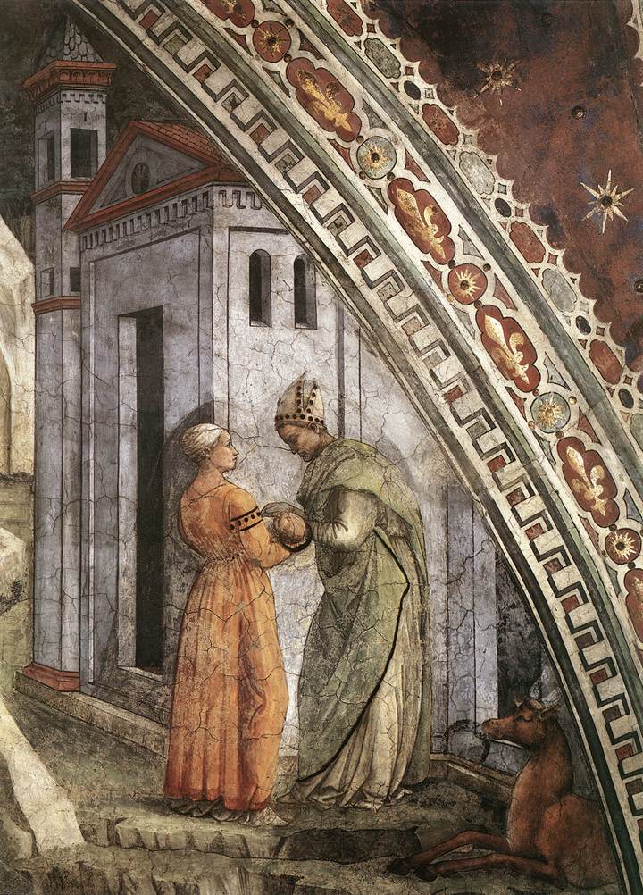 St Stephen is Born and Replaced by Another Child (detail) 2