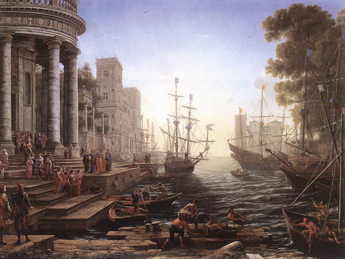 Port Scene with the Embarkation of St Ursula