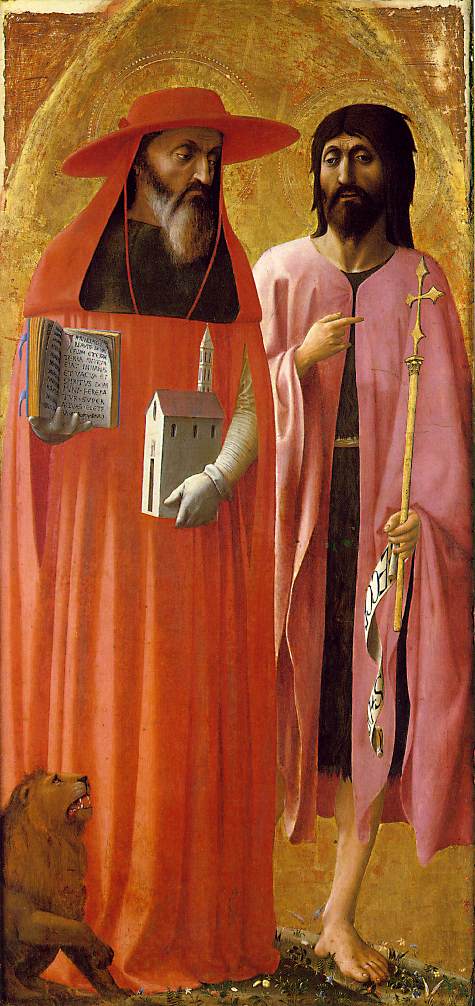 St Jerome and St John the Baptist