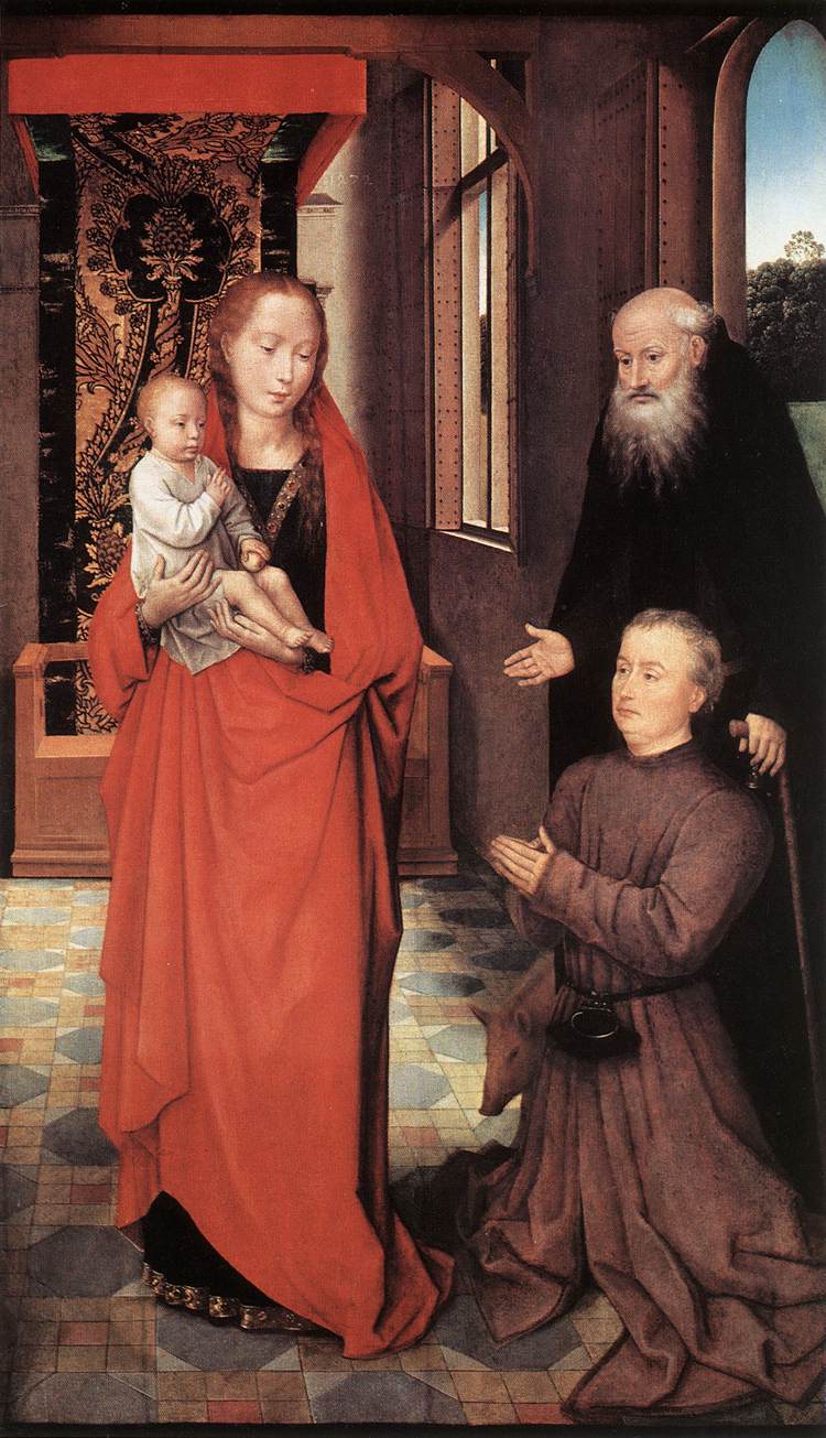 Virgin and Child with St Anthony the Abbot and a Donor