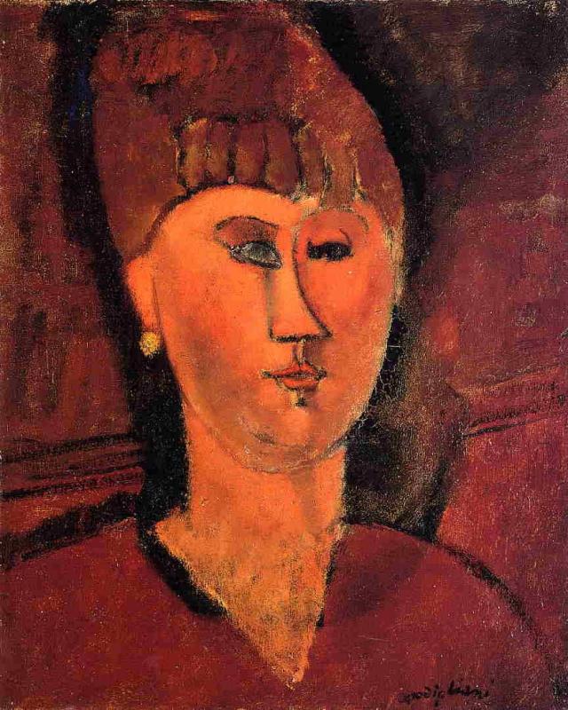 Head of a Red-Haired Woman