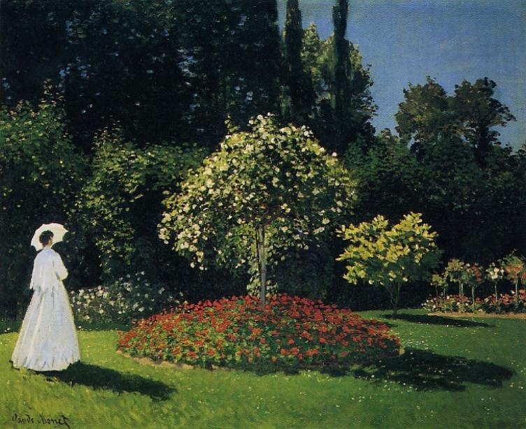 Jeanne-Marguerite Lecadre in the Garden