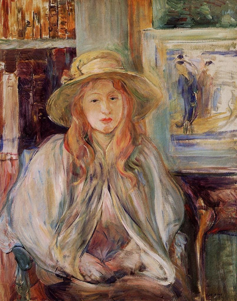 Girl in a Straw Hat