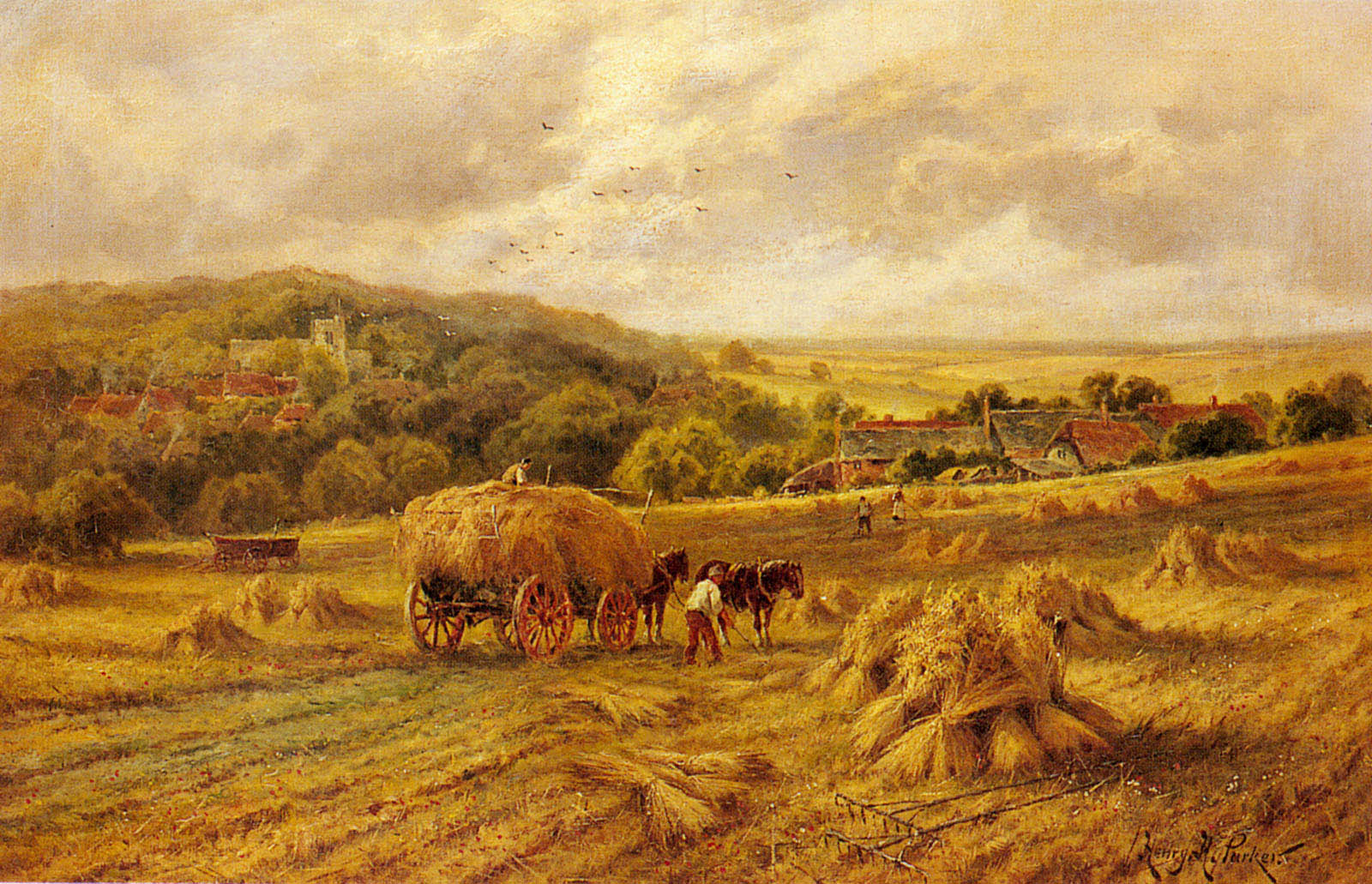 Harvest Time, Lambourne, Berks