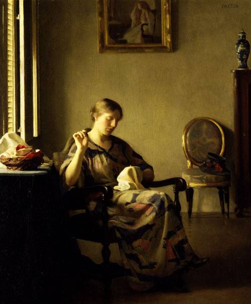 Woman Sewing