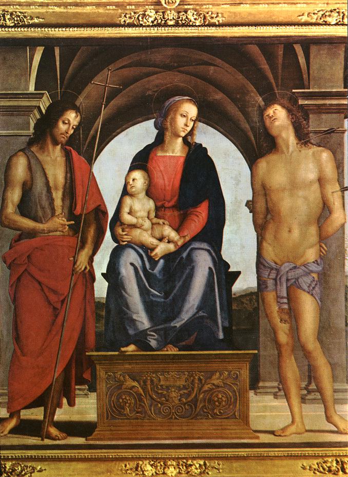 The Madonna between St. John the Baptist and St. Sebastian