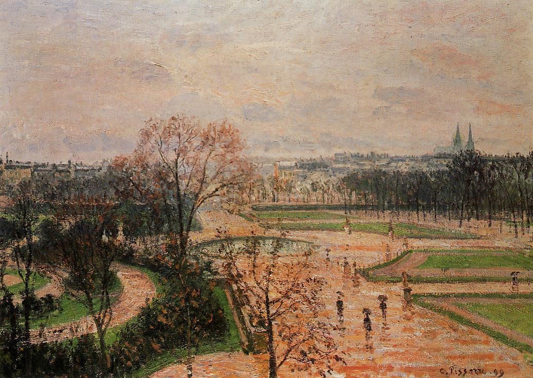 The Tuileries Gardens - Rainy Weather