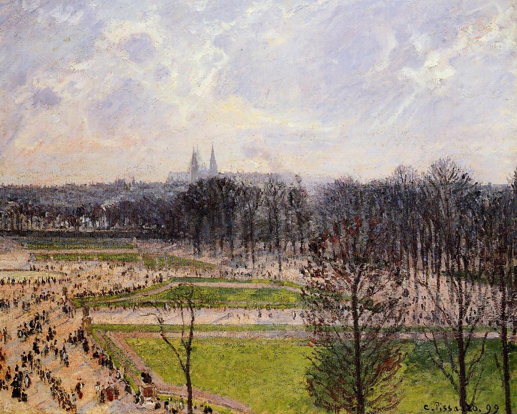The Tuileries Gardens - Winter Afternoon