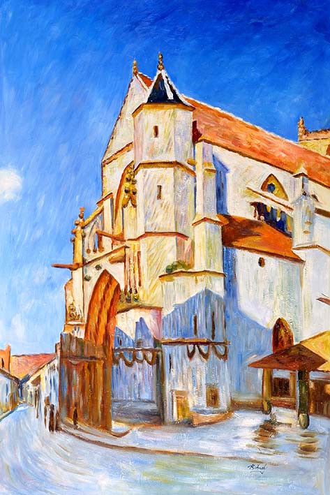 The Church At Moret