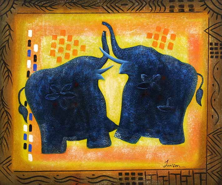 Blue Elephants