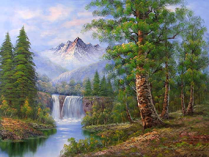 Classic Mountain Landscape