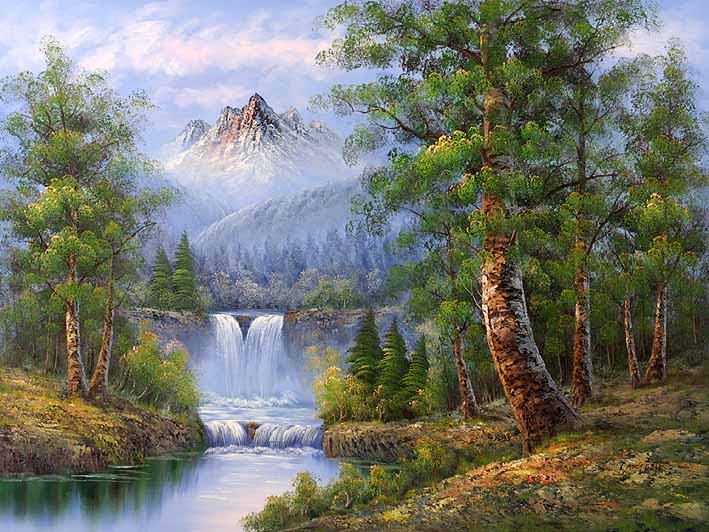 Classic Mountain Landscape