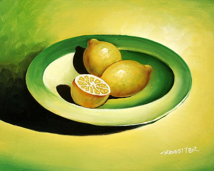 Lemons on a Plate