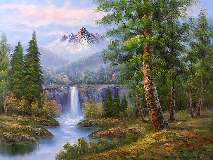 Classic Mountain Landscape