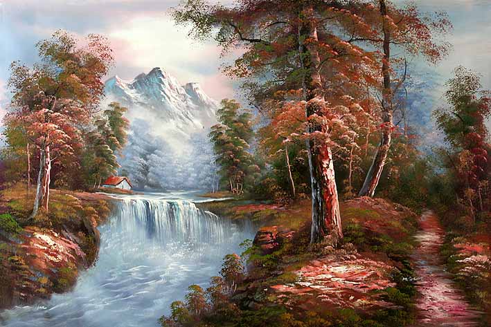 Classic Waterfall Landscape