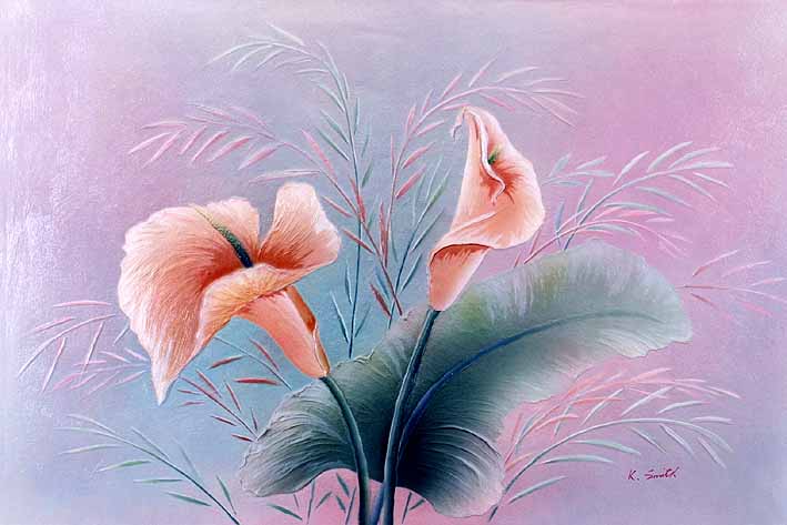 Orchids In Pastel Colours