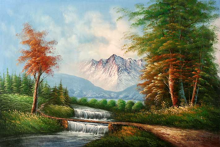 Classic Mountain Landscape