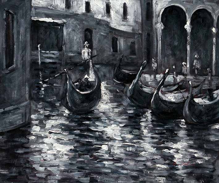 Gondolas in the Canal
