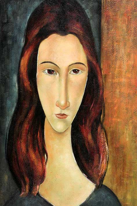 Portrait of Jeanne H?buterne