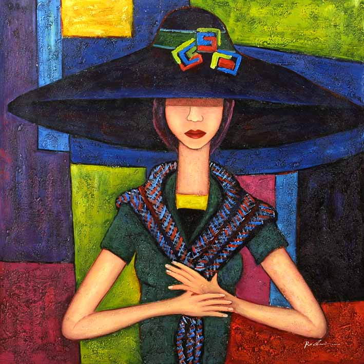 Lady with the Large Hat