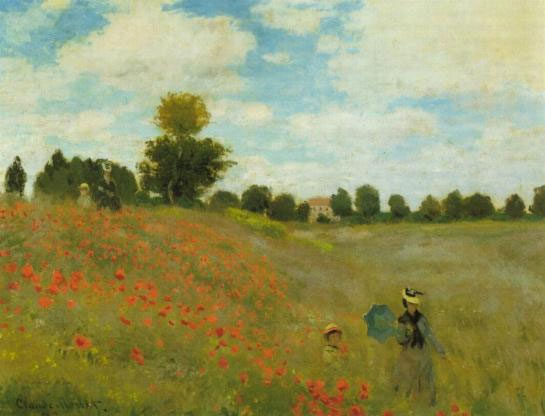 Poppies at Argenteuil,1873 30th of June,1878