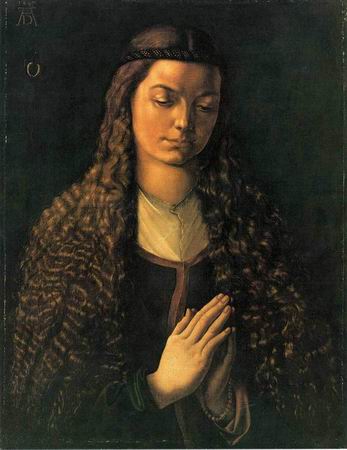 Portrait of a Woman with Her Hair Down