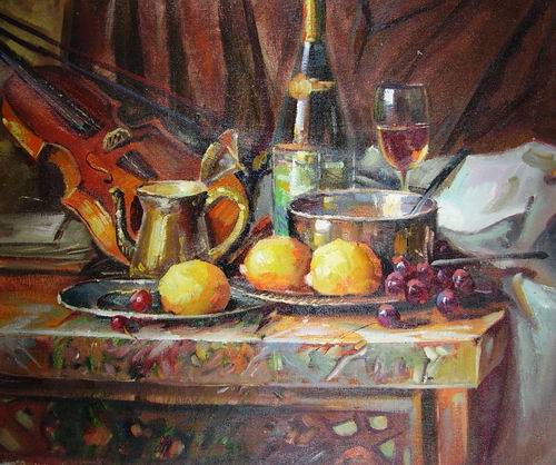 still life with orange