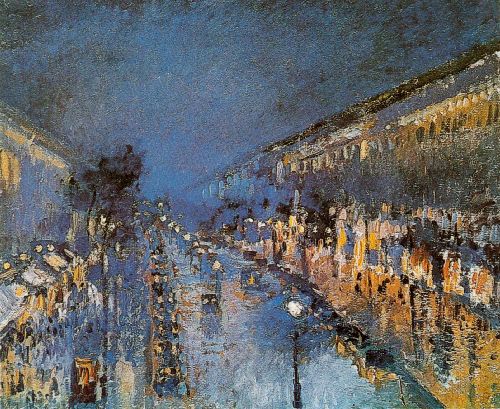 The Boulevard Montmartre at Night