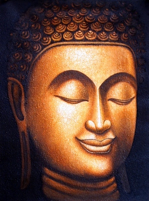 Buddha paintings, Buddha Art, bronze like