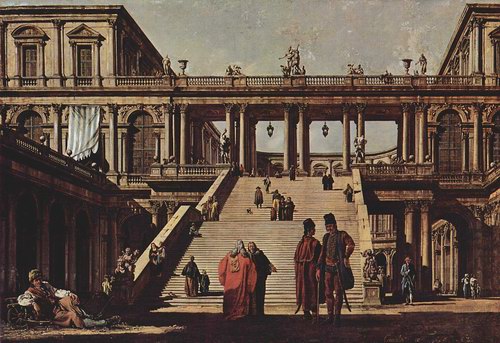 Capriccio, palace stairs