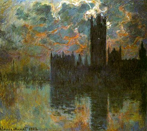 House of Parliament,Sunset,1900-1901