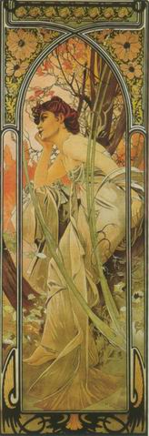 Le Soir, by Alfons Maria Mucha